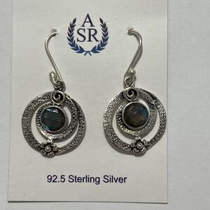 Sterling Silver Labradorite Dangle Earrings